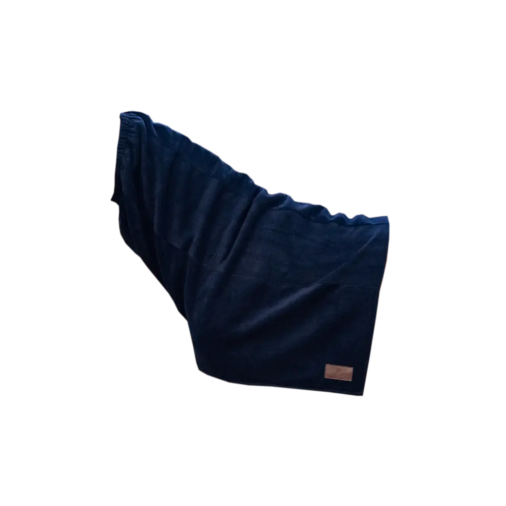 Kentucky Fleece Scarf Heavy - Navy & Black