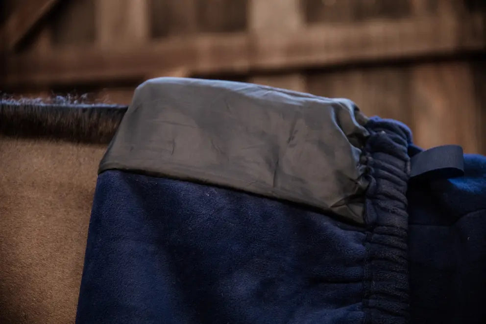 Kentucky Fleece Scarf Heavy - Navy & Black