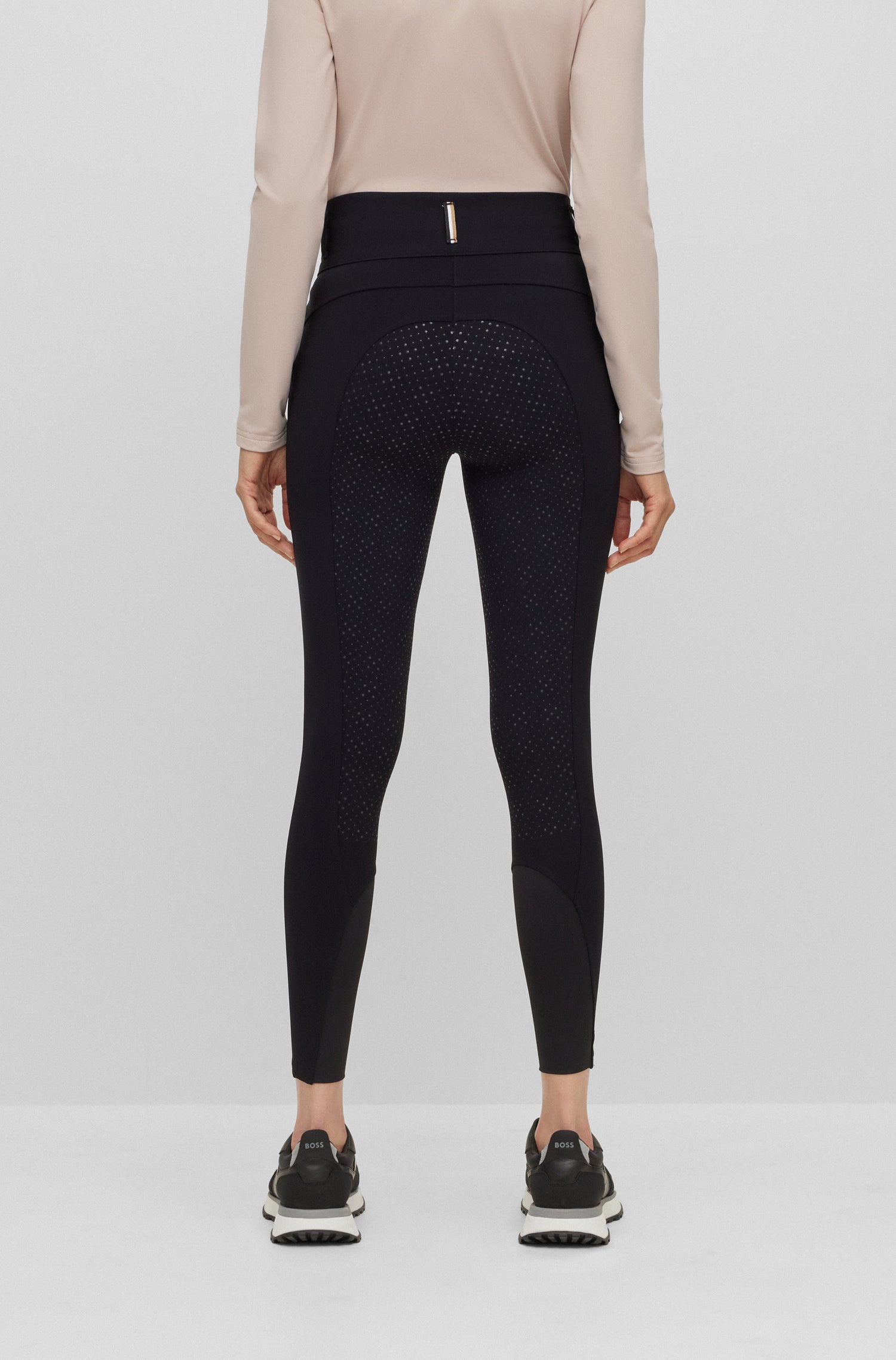 Boss Equestrian Hailey Full Grip Breeches Black