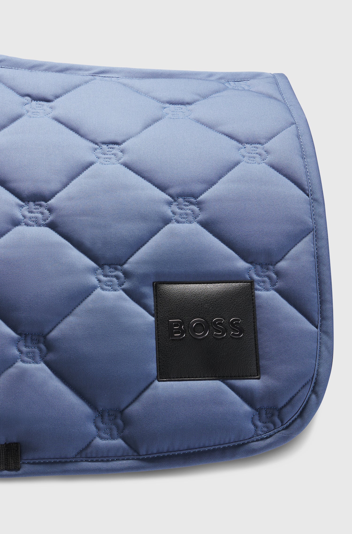 Boss Equestrian Saddle Pad Jump Solid Blue Horizon