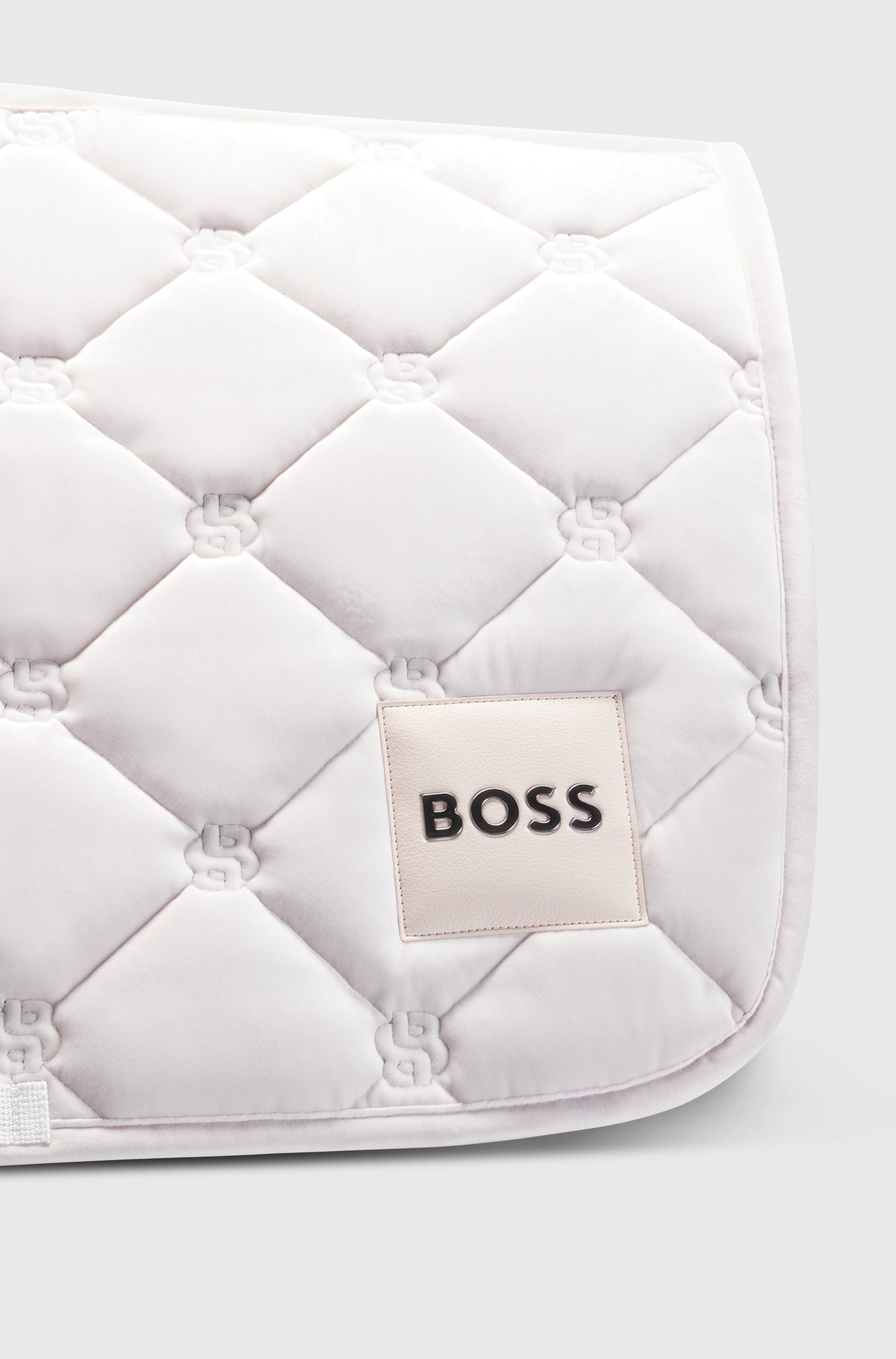 Boss Equestrian Saddle Pad Jump Velvet Pearl