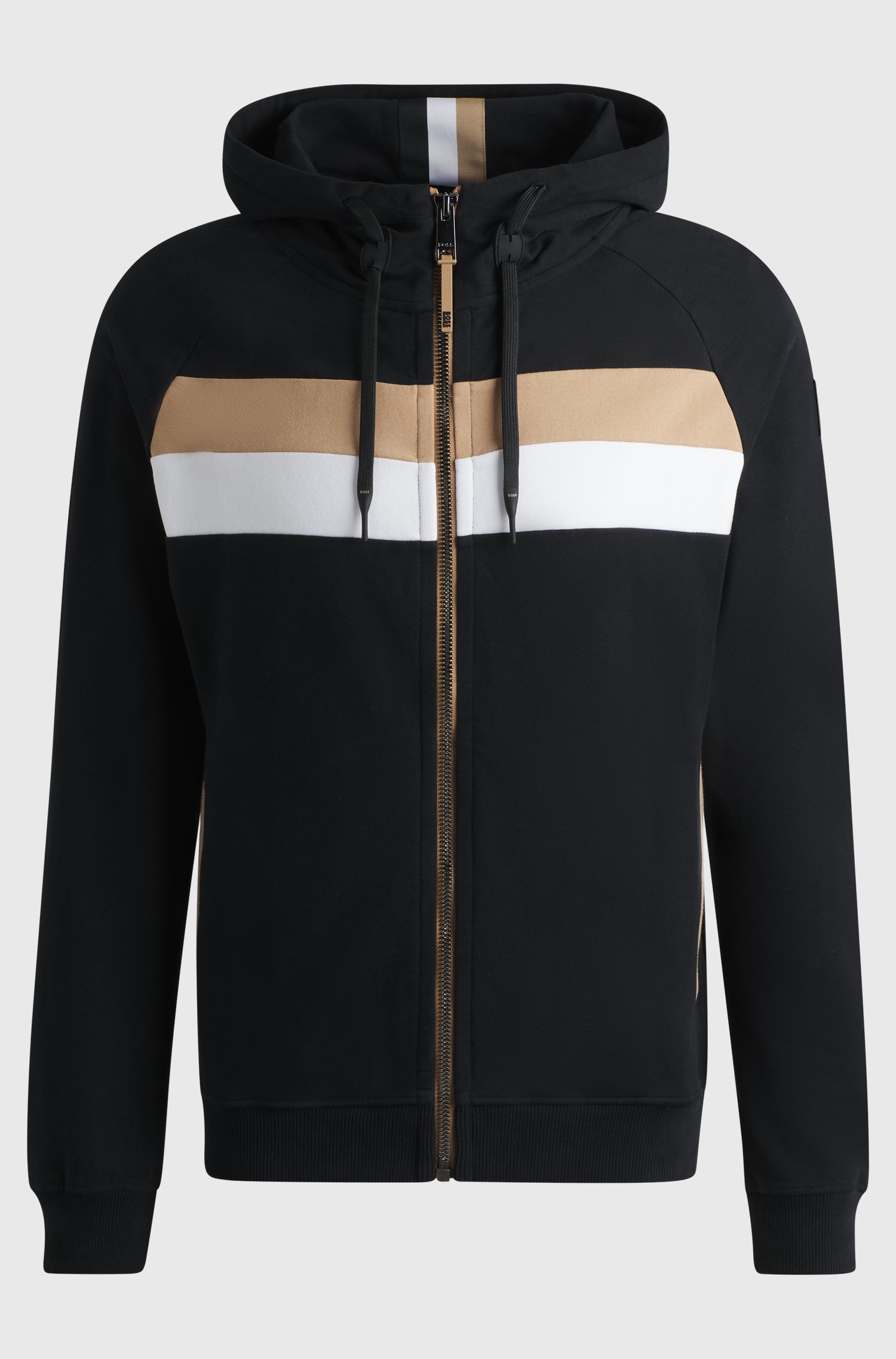 Boss Equestrian River Zip Hoodie Black