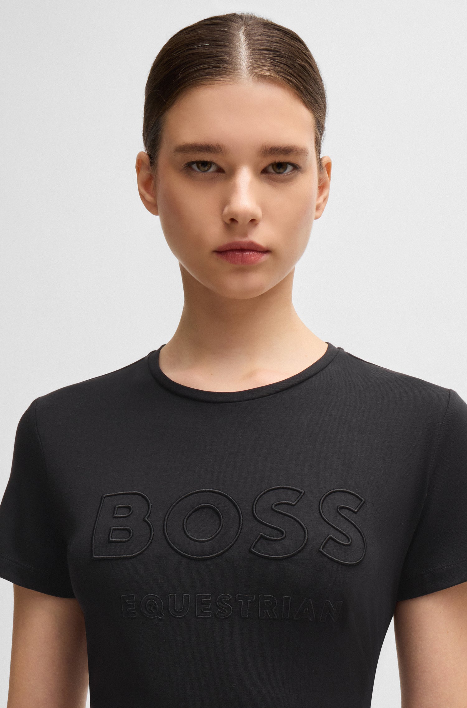 Boss Equestrian Maya T - Shirt Logo Black
