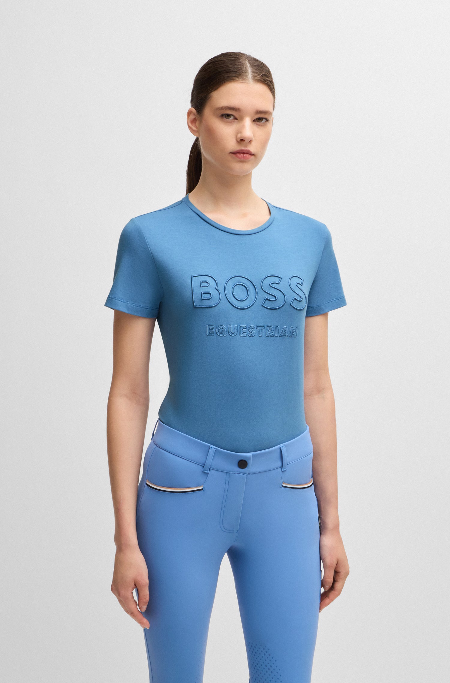 Boss Equestrian Maya T - Shirt Logo Riviera