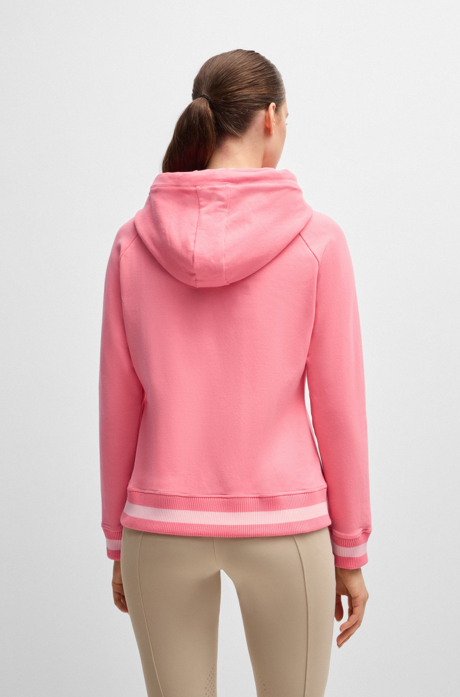 Boss Equestrian Riva Zip Hoodie Pink