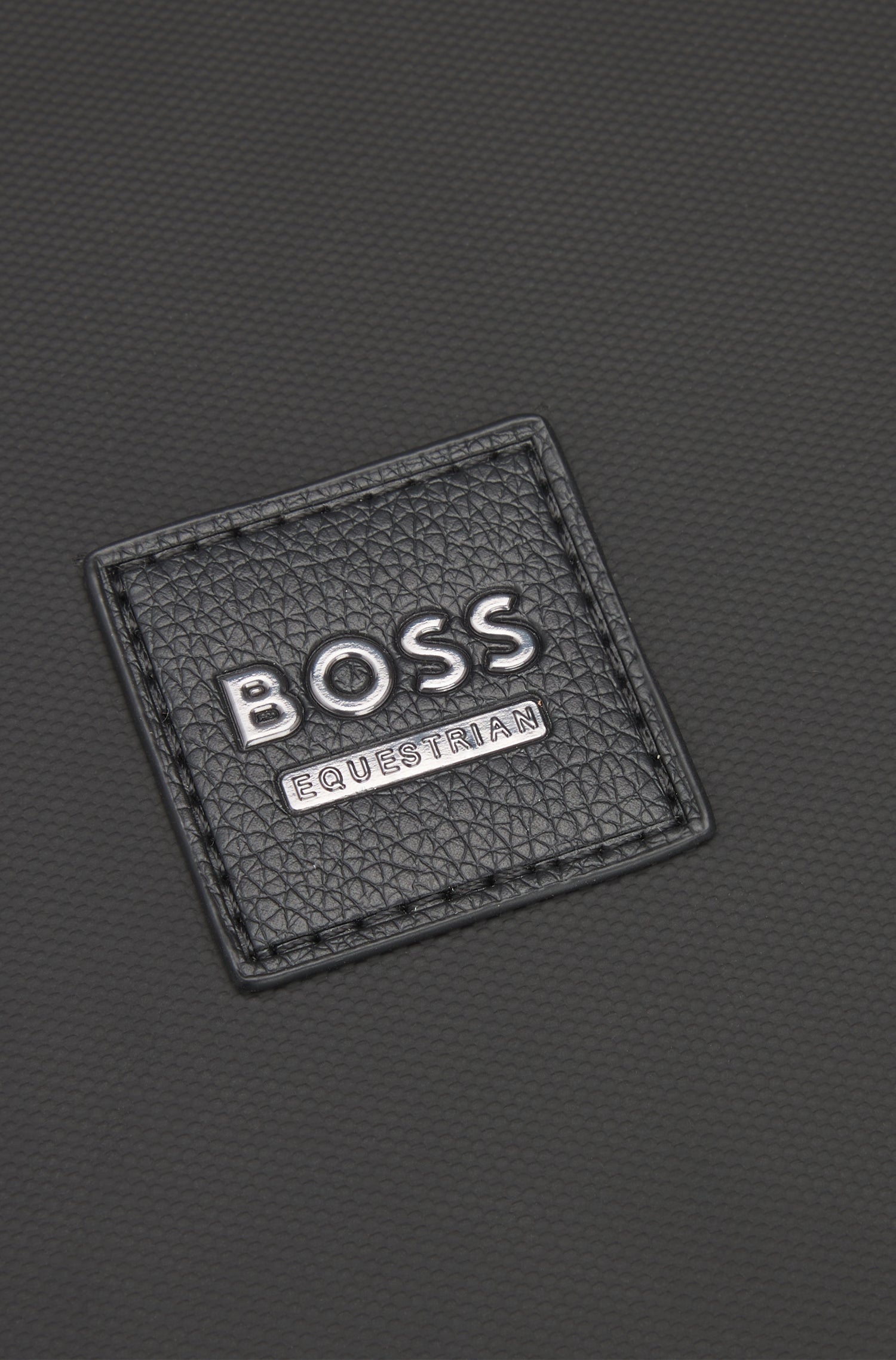 BOSS EQUESTRIAN EQUINE PASS FOLDER VEGAN LEATHER BLACK