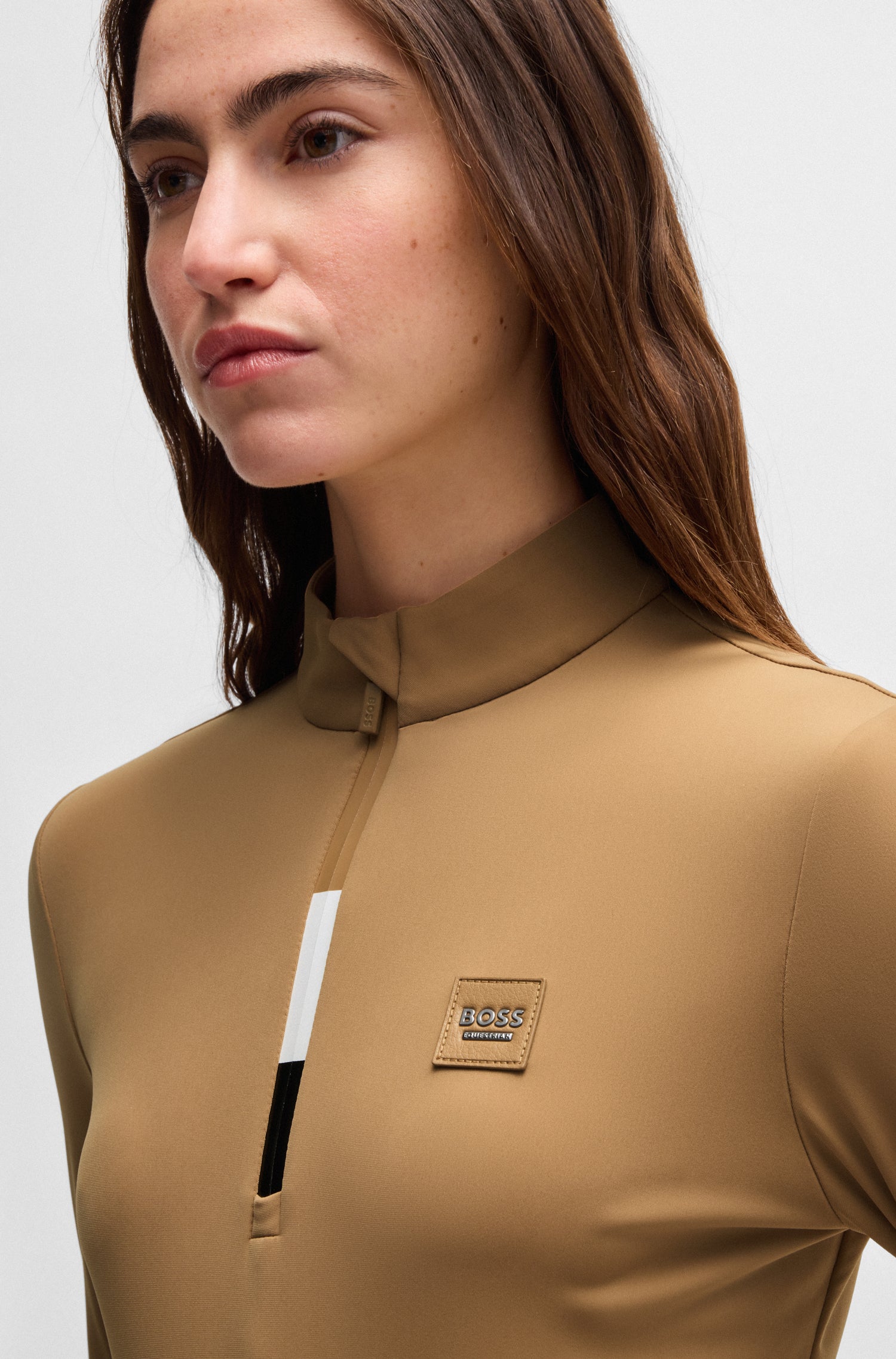 BOSS EQUESTRIAN MINOU TRAINING SHIRT CAMEL