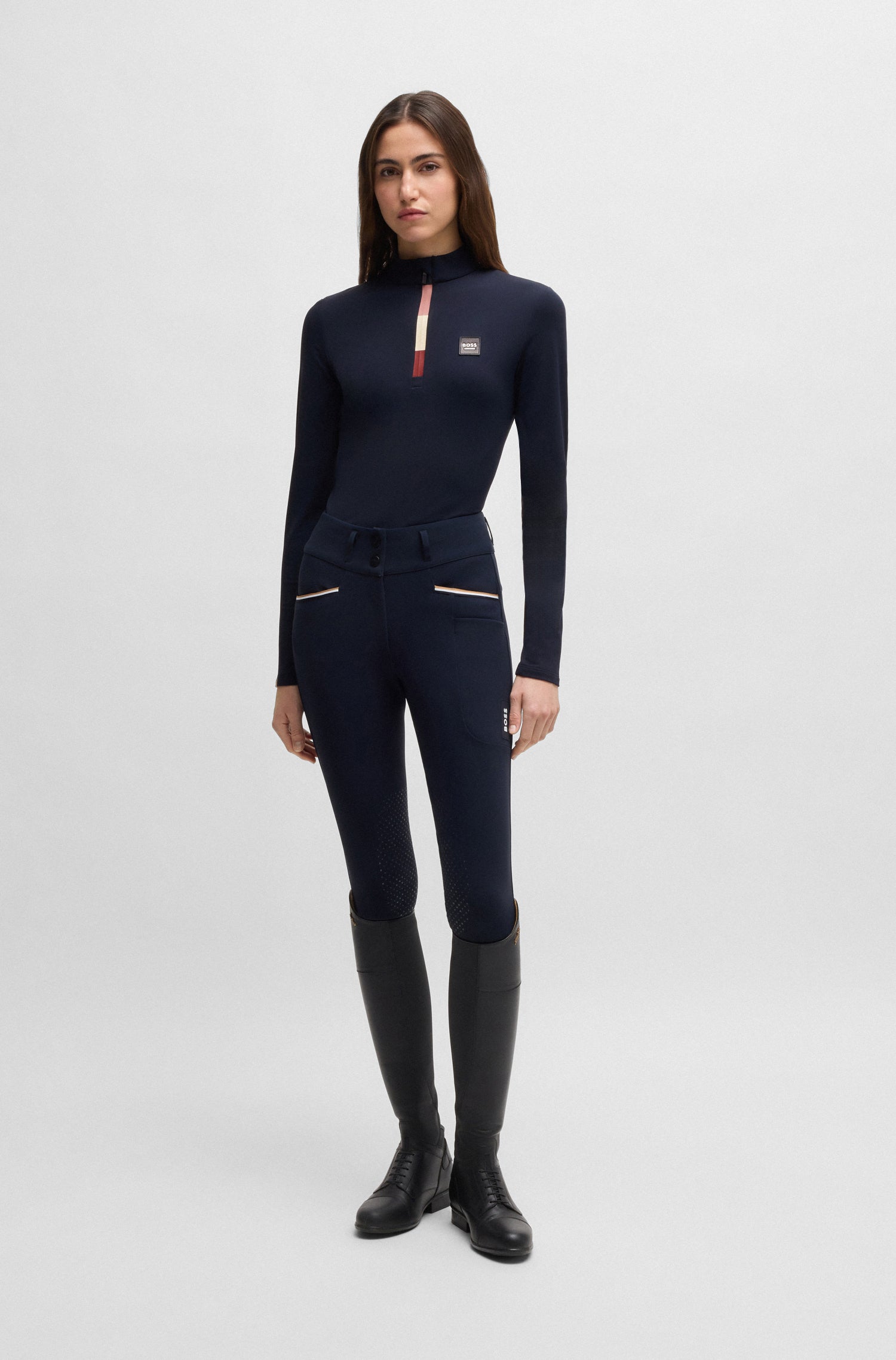BOSS EQUESTRIAN MINOU TRAINING SHIRT SKY CAPTAIN