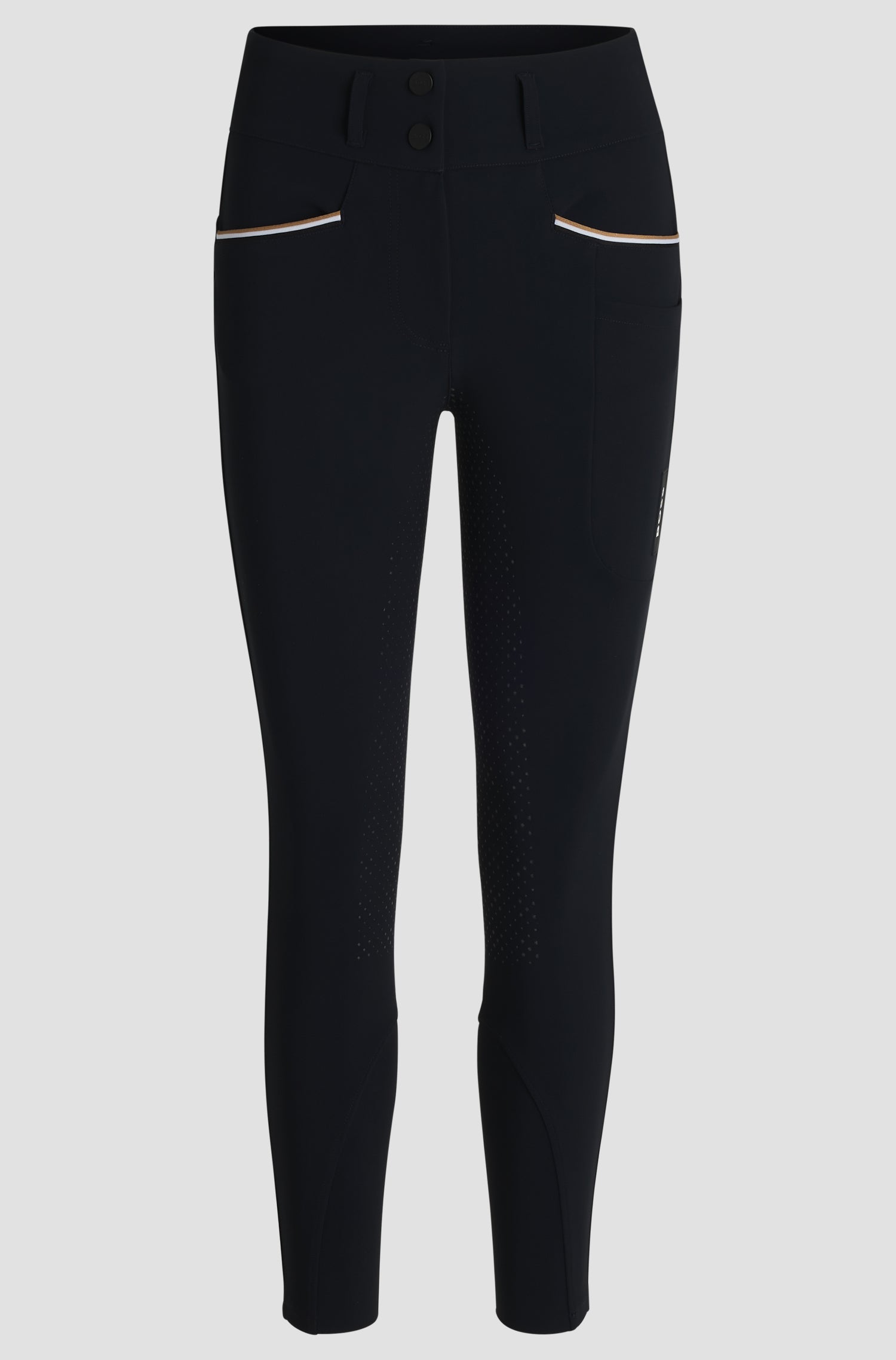 BOSS EQUESTRIAN HAILEY HIGH WAIST FULL GRIP BREECHES SKY CAPTAIN