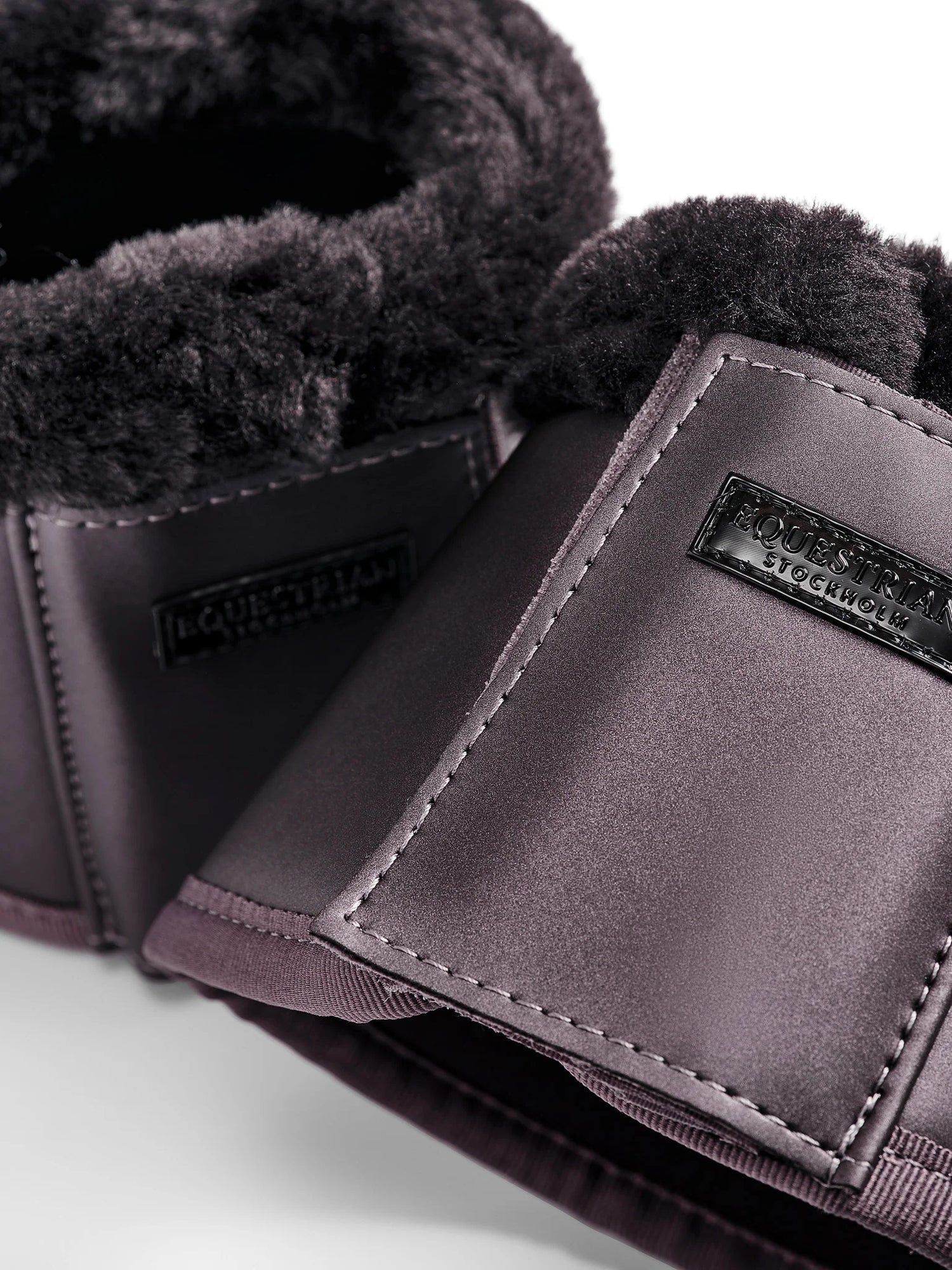 Equestrian Stockholm Dark Violet Over Reach Boots