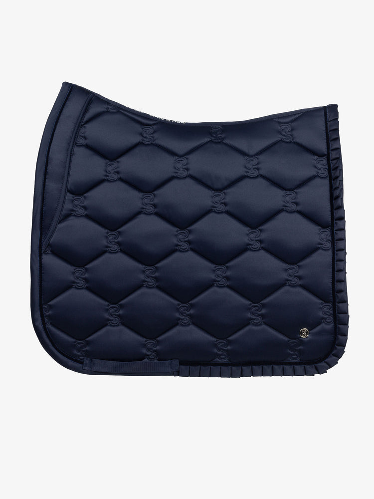 PS OF Sweden Navy SS23 Ruffle Saddle-pad