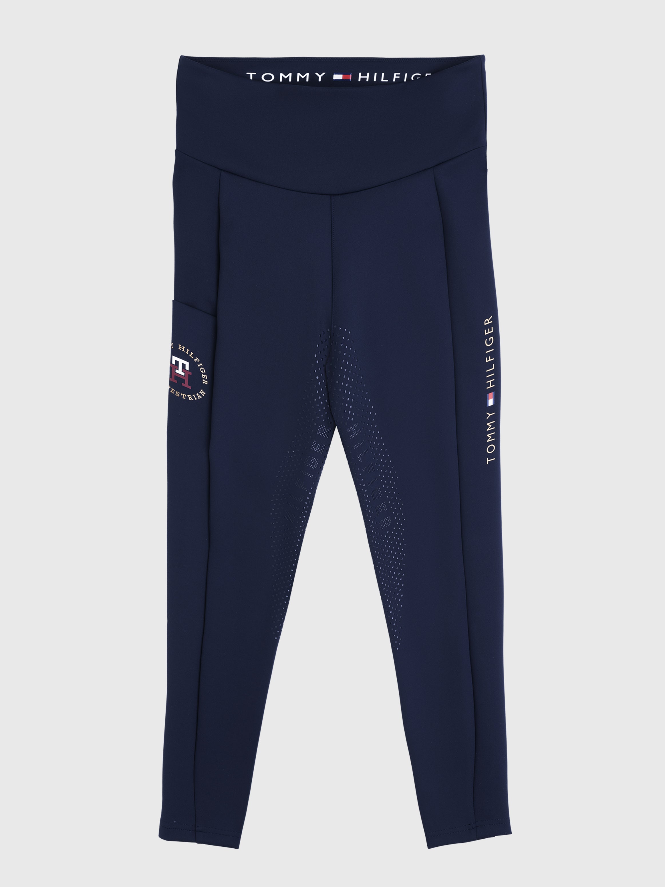 Tommy Hilfiger Equestrian Delaware Highwaist Full Grip Leggings DESERT SKY