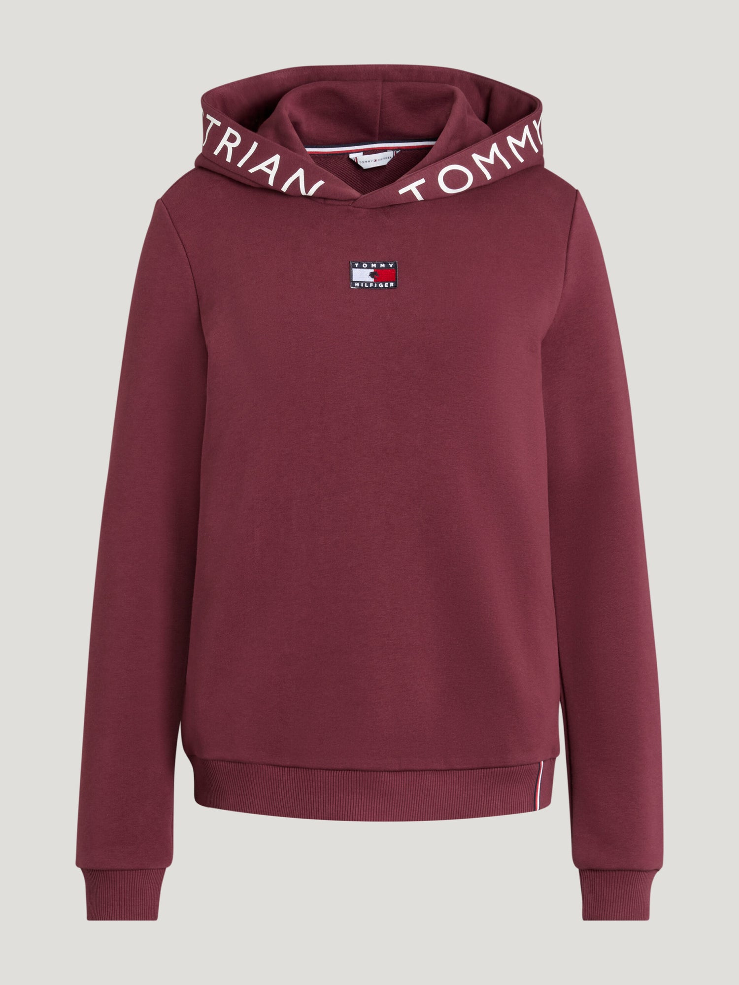 Tommy Hilfiger Equestrian California Logo Hoodie - ROUGE