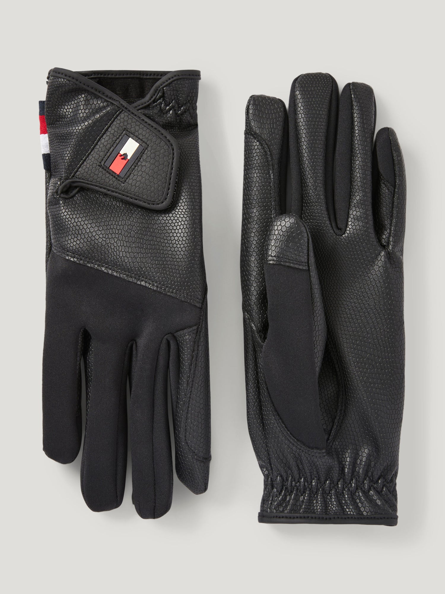 Tommy Hilfiger Equestrian Bryce Winter Riding Gloves - BLACK