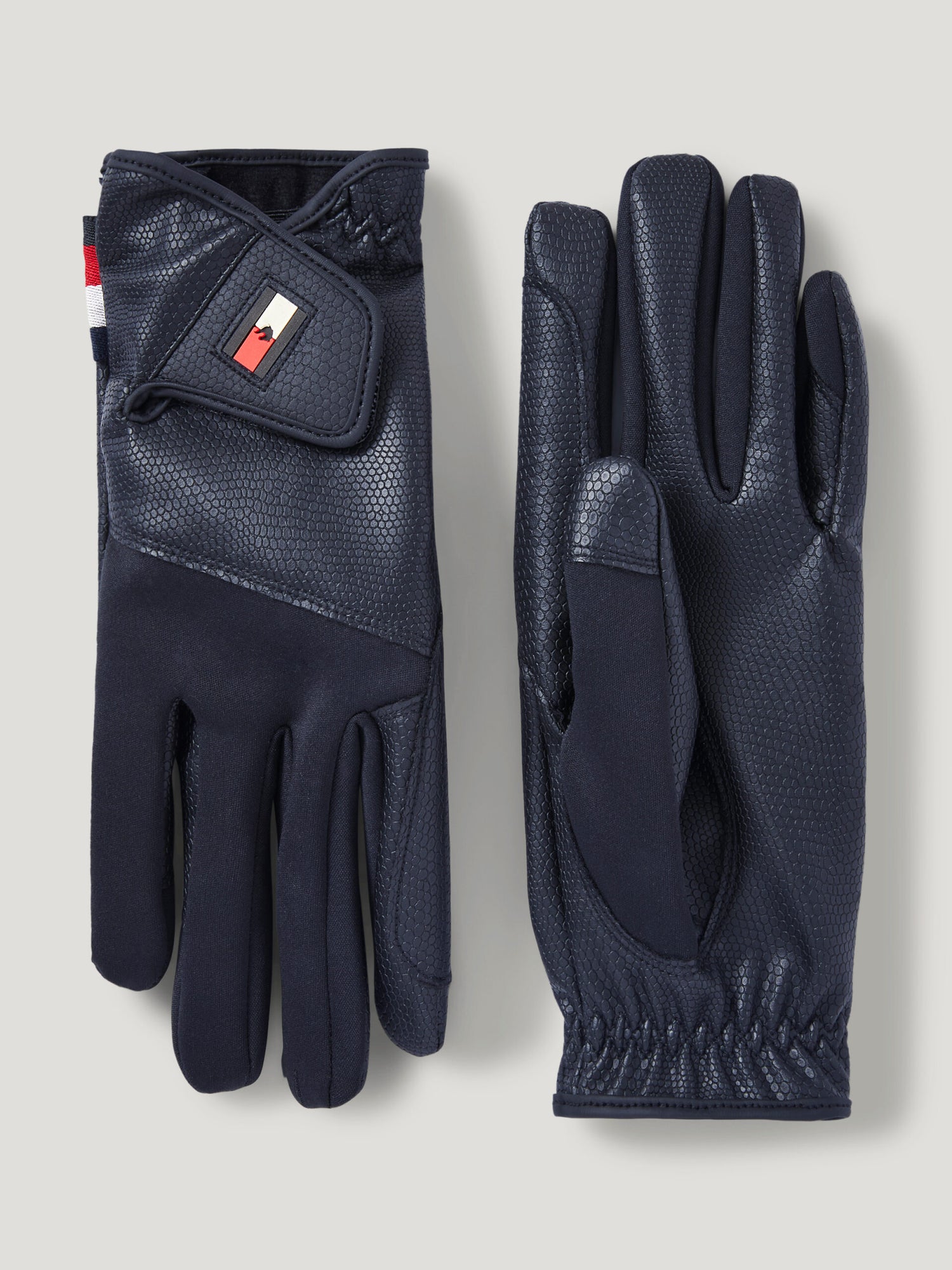 Tommy Hilfiger Equestrian Bryce Winter Riding Gloves - DESERT SKY
