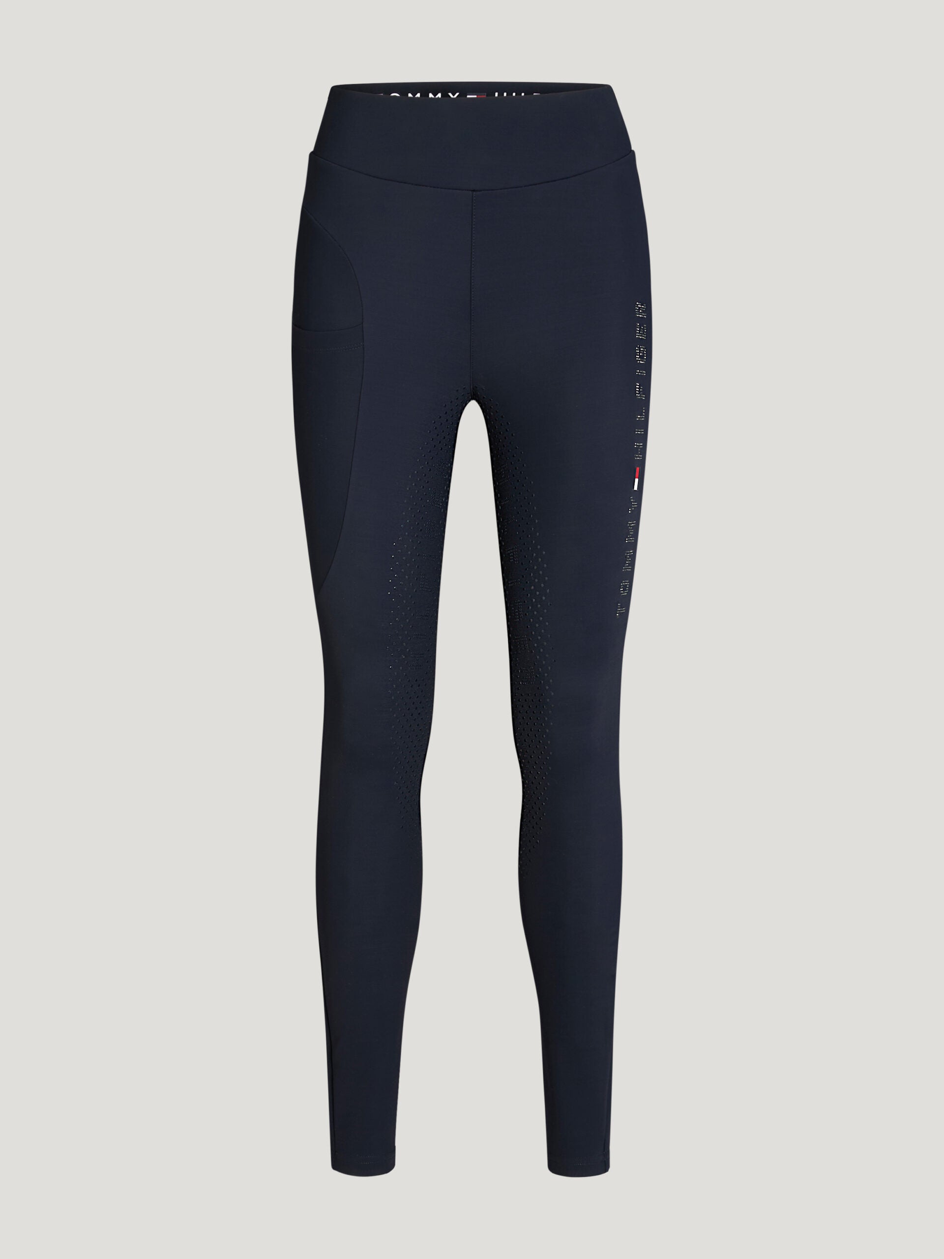Tommy Hilfiger Equestrian Elmira Winter Rhinestone Full Grip Leggings
