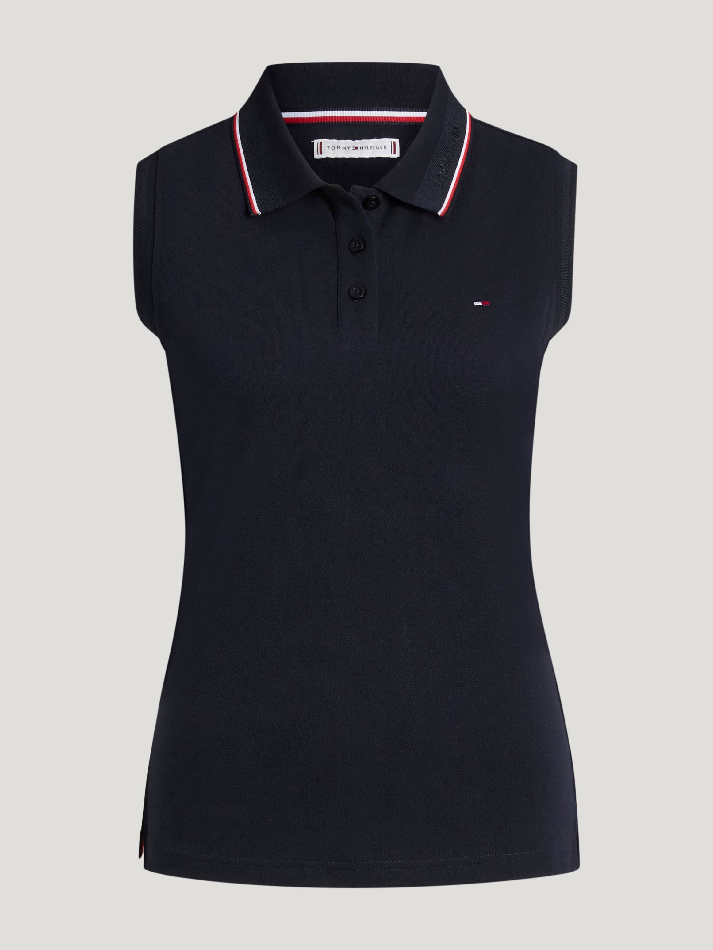 Tommy Hilfiger Equestrian Cordova Sleeveless Polo DESERT SKY