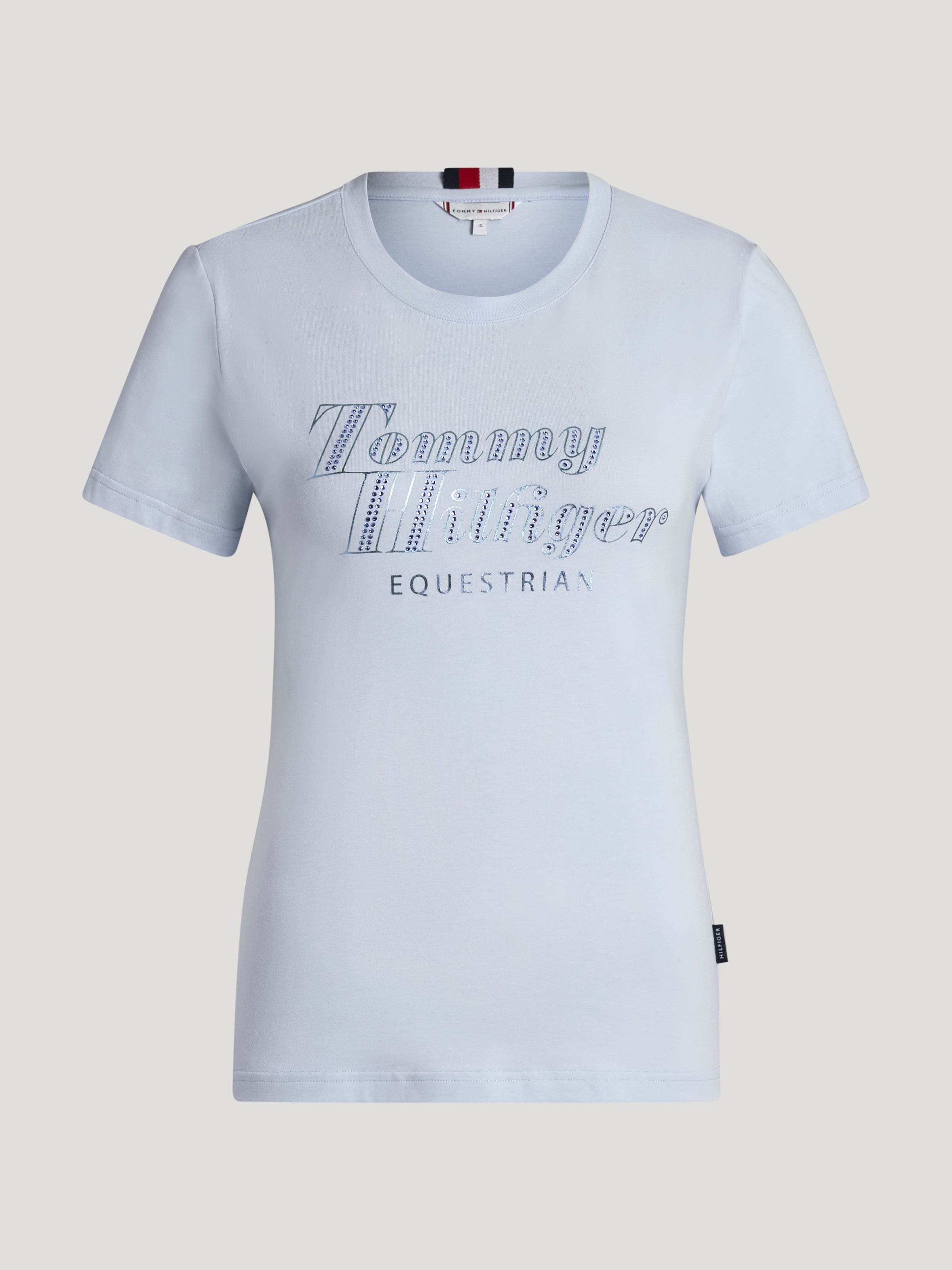 Tommy Hilfiger Equestrian Malibu Rhinestone T-Shirt SWEET BLUE