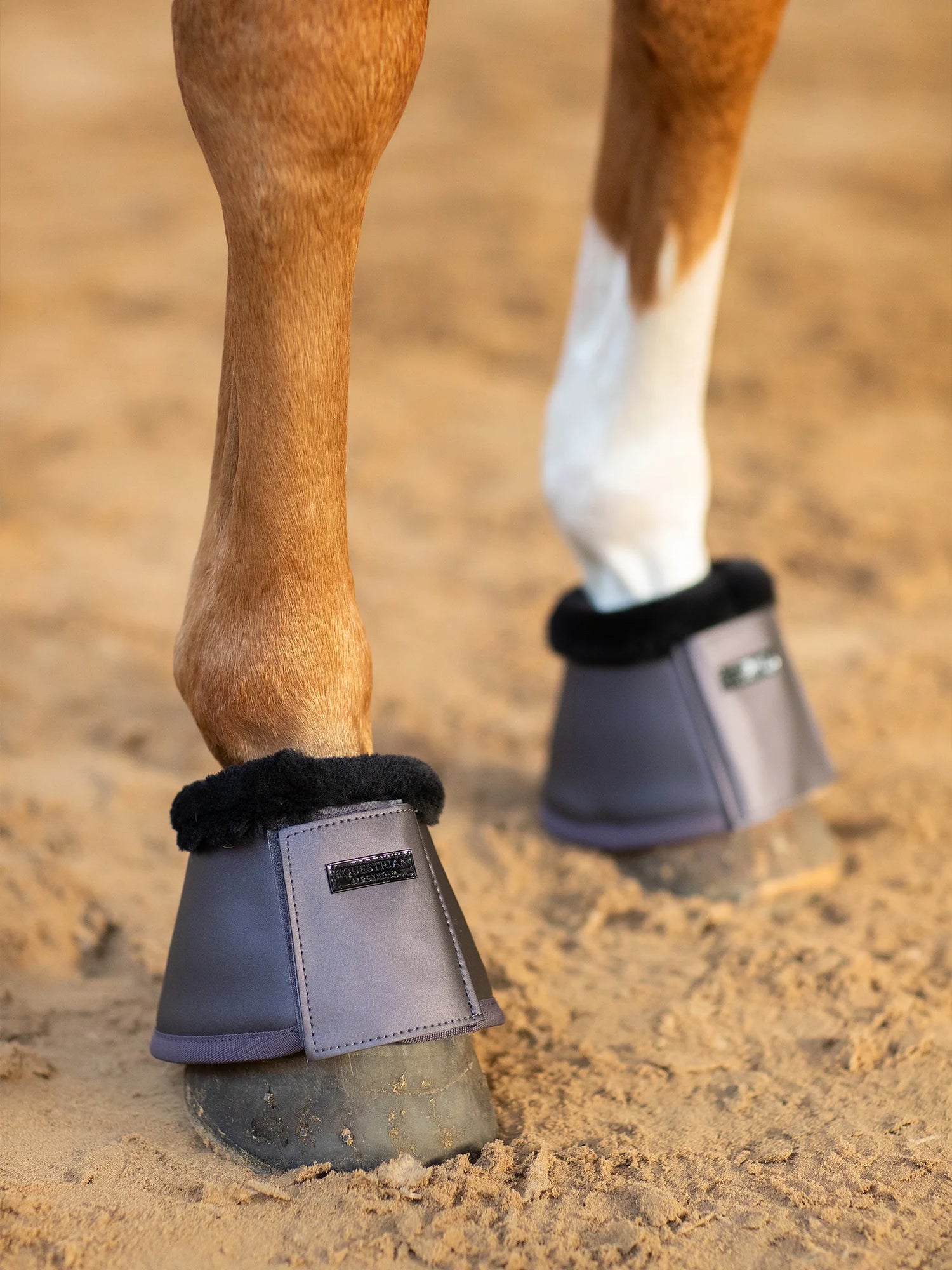 Equestrian Stockholm Dark Violet Over Reach Boots