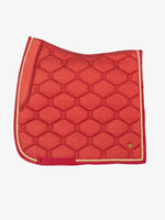 PS OF Sweden Limited Edition Christmas Stardust Saddle Pad - Dark Red