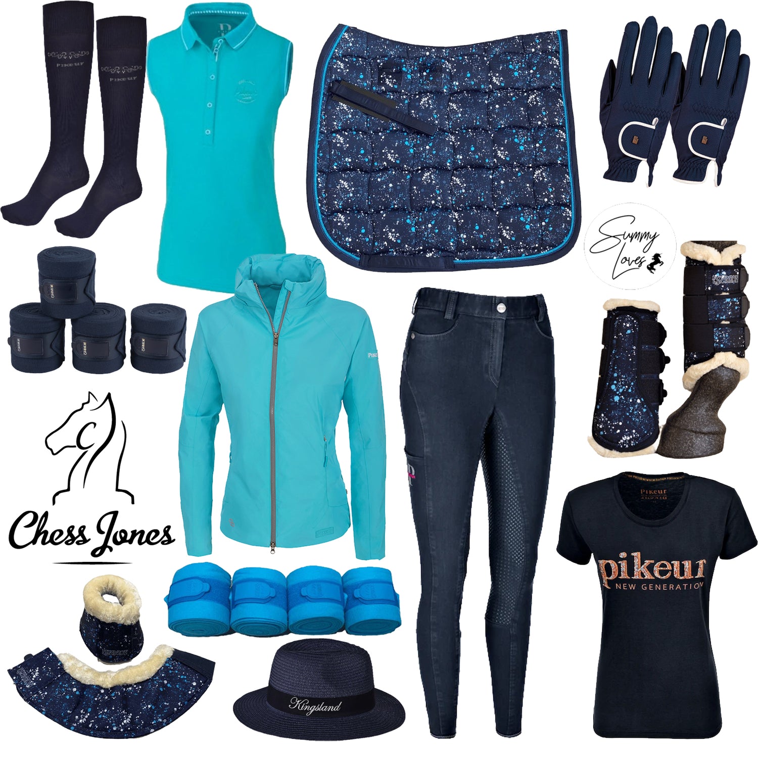 Eskadron Limited Edition Graffiti OR Boots - Navy