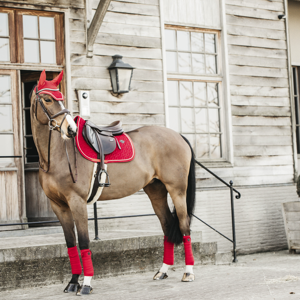 Kentucky Velvet Polar Fleece Bandages - Red