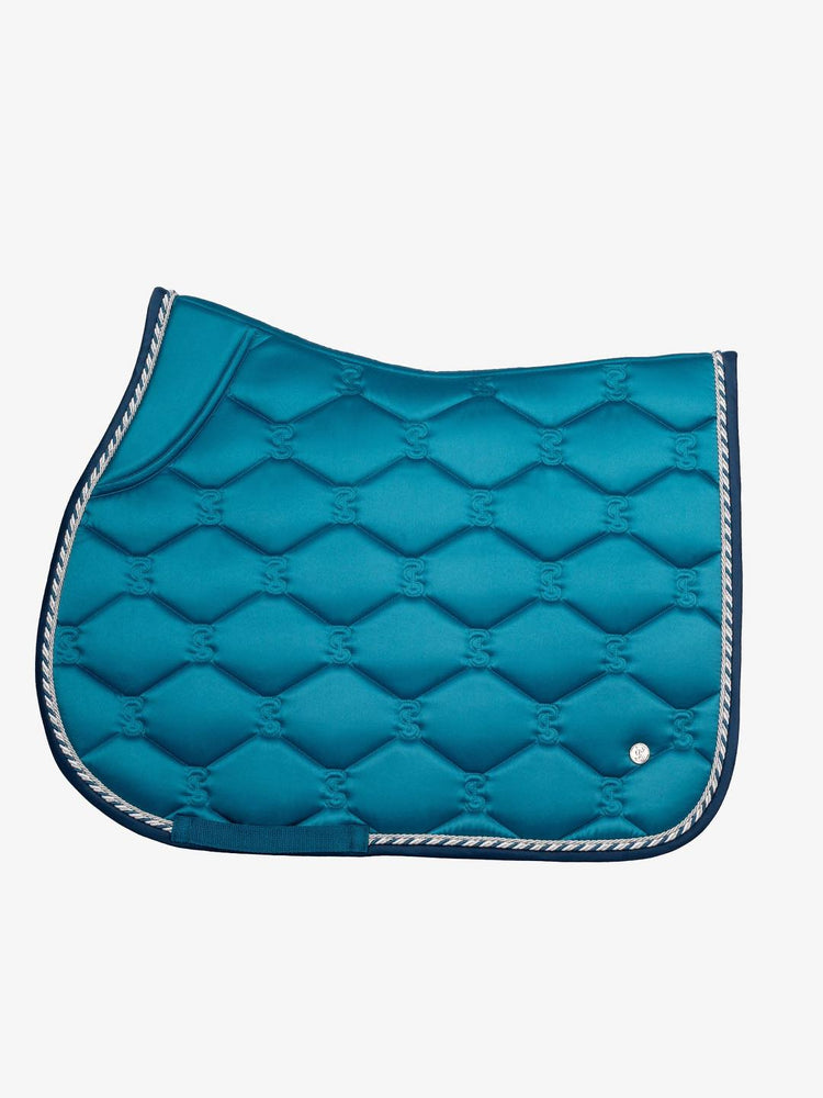 PS OF Sweden AW23 Signature Saddle-pad - Ocean