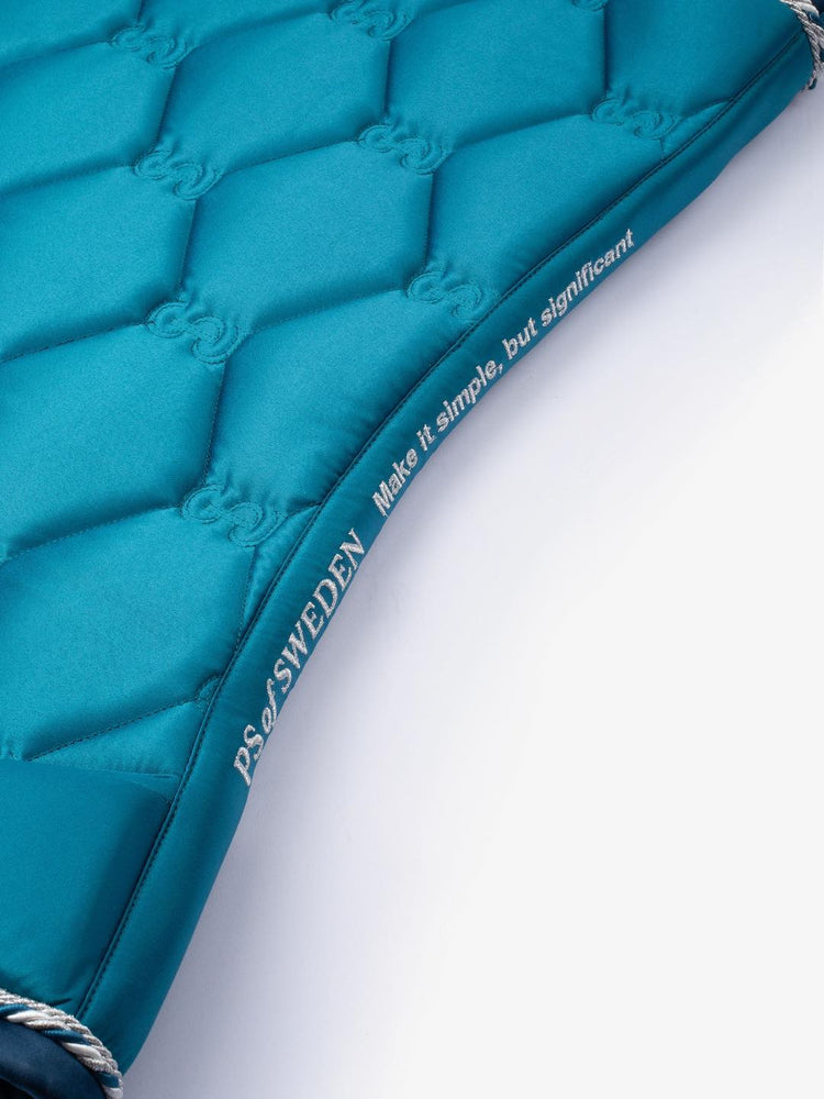 PS OF Sweden AW23 Signature Saddle-pad - Ocean