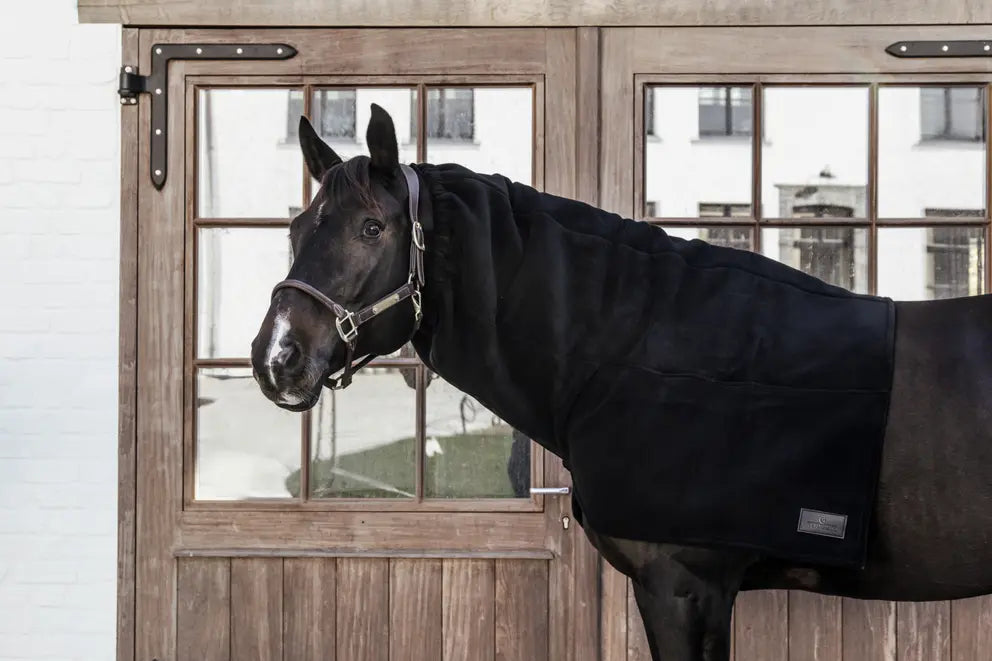 Kentucky Fleece Scarf Heavy - Navy & Black