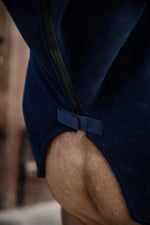 Kentucky Fleece Scarf Heavy - Navy & Black