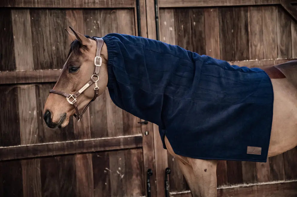 Kentucky Fleece Scarf Heavy - Navy & Black