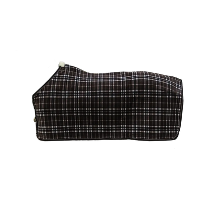 Kentucky Fleece Rug Heavy - Check Printing Brown