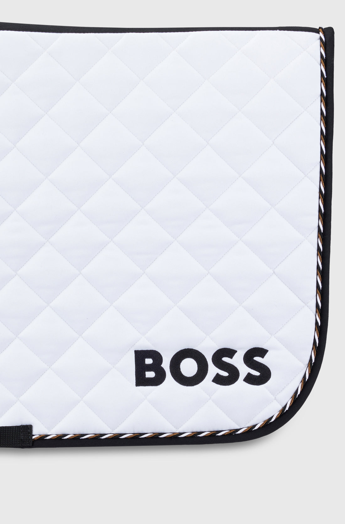 Boss Equestrian Signature Jumping Saddle-pad - White