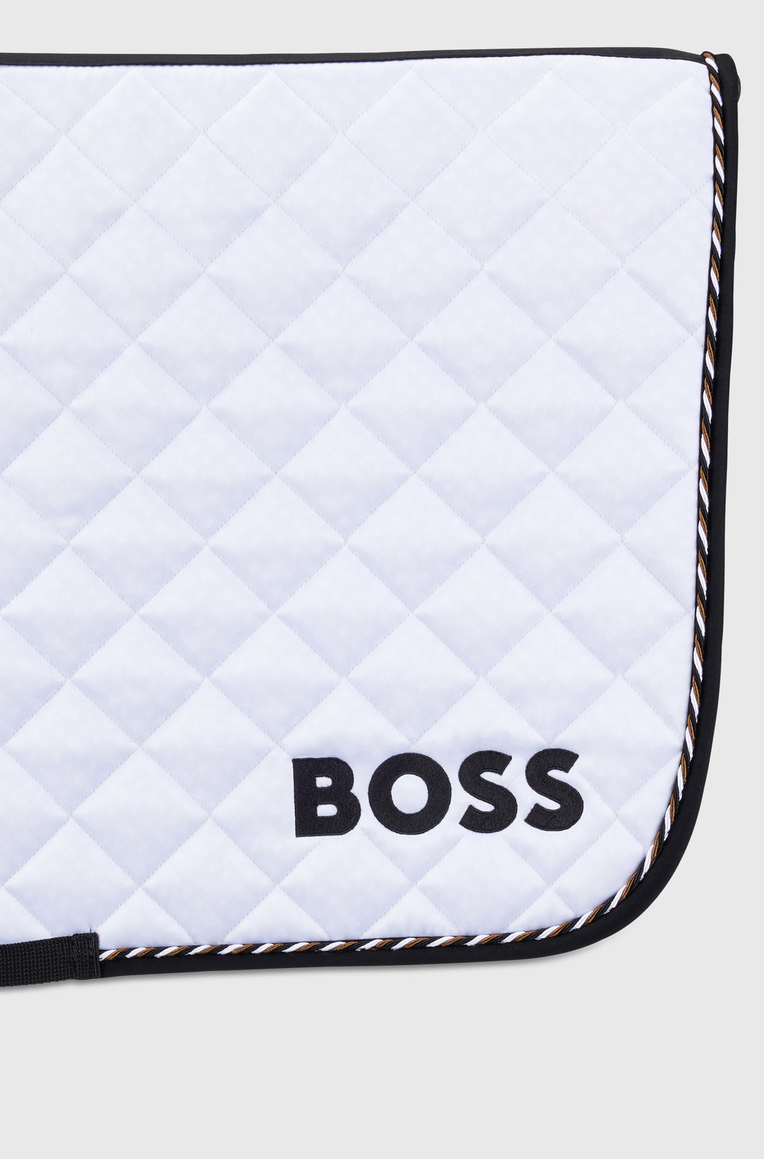 Boss Equestrian Signature Dressage Saddle-pad - White