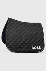 Boss Equestrian Monogram Dressage Saddle-pad - Black