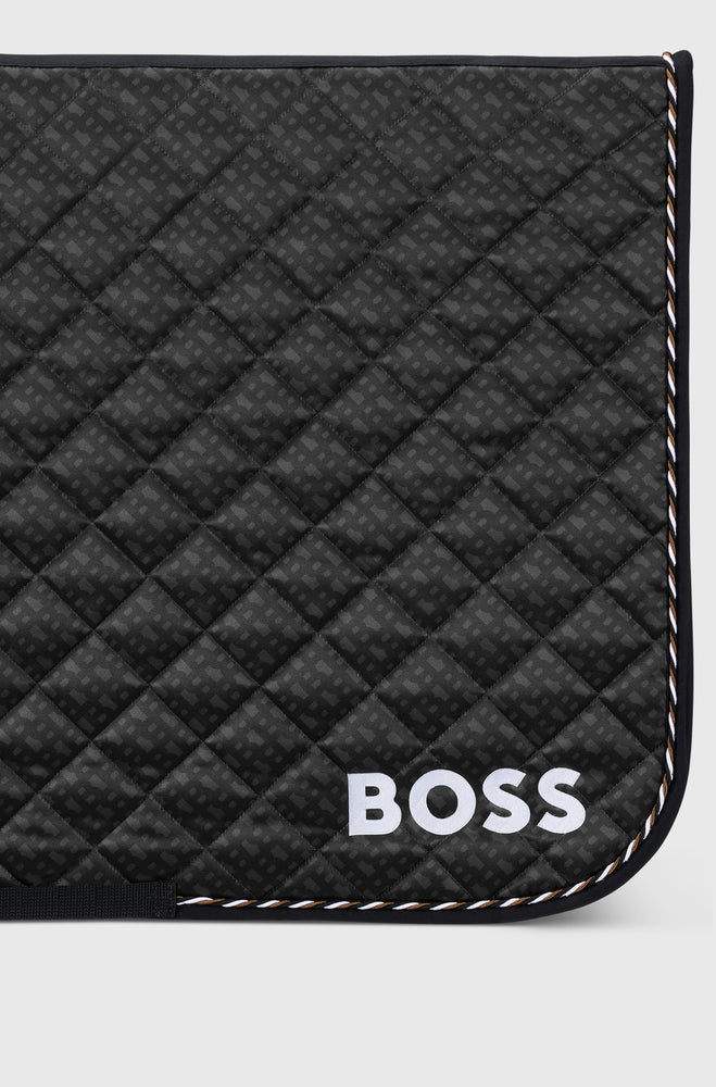 Boss Equestrian Monogram Dressage Saddle-pad - Black