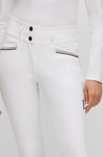 Boss Equestrian Hailey High Waist Full Grip Breeches - White