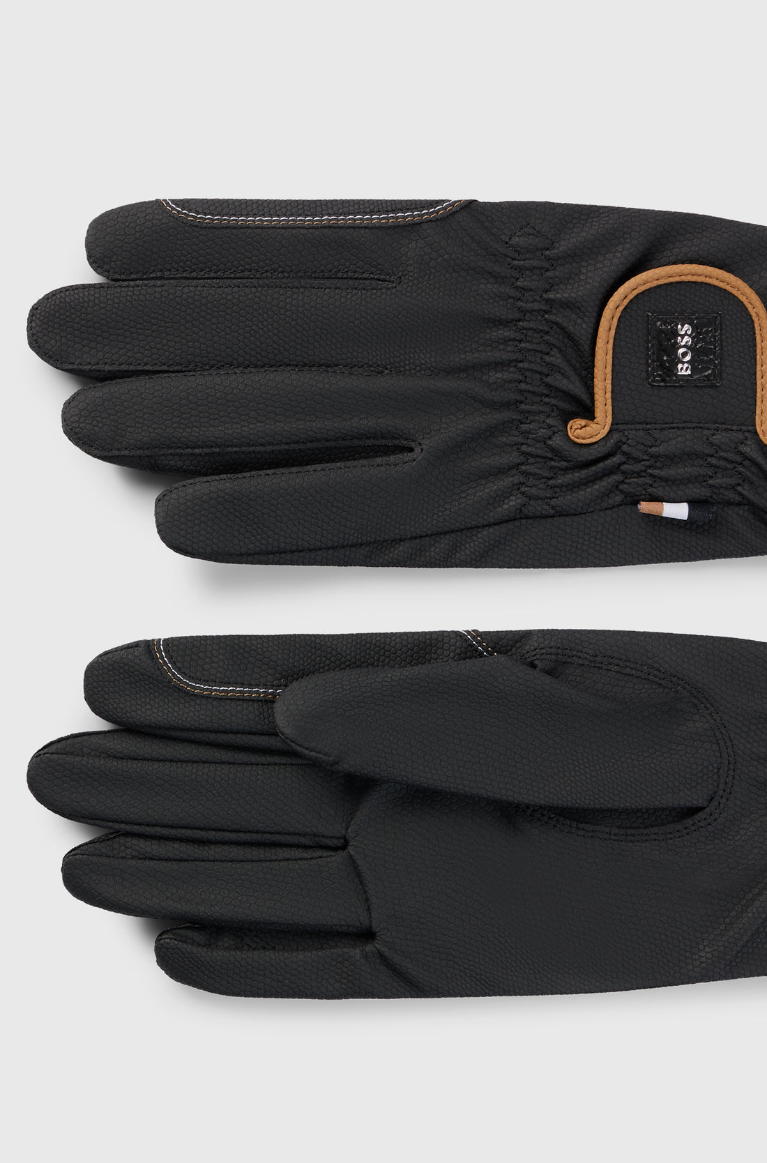 Boss Equestrian Hybrid Riding Gloves Black
