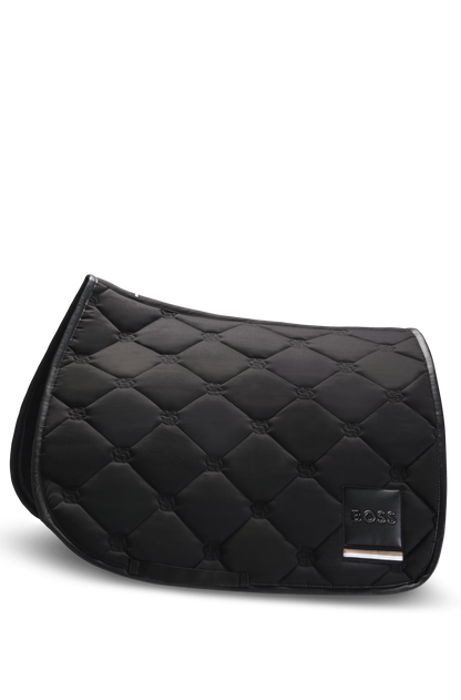 Boss Equestrian Saddle Pad Dressage Solid  Black