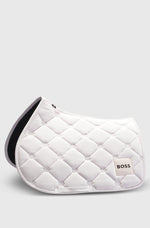 Boss Equestrian Saddle Pad Jump Velvet Pearl