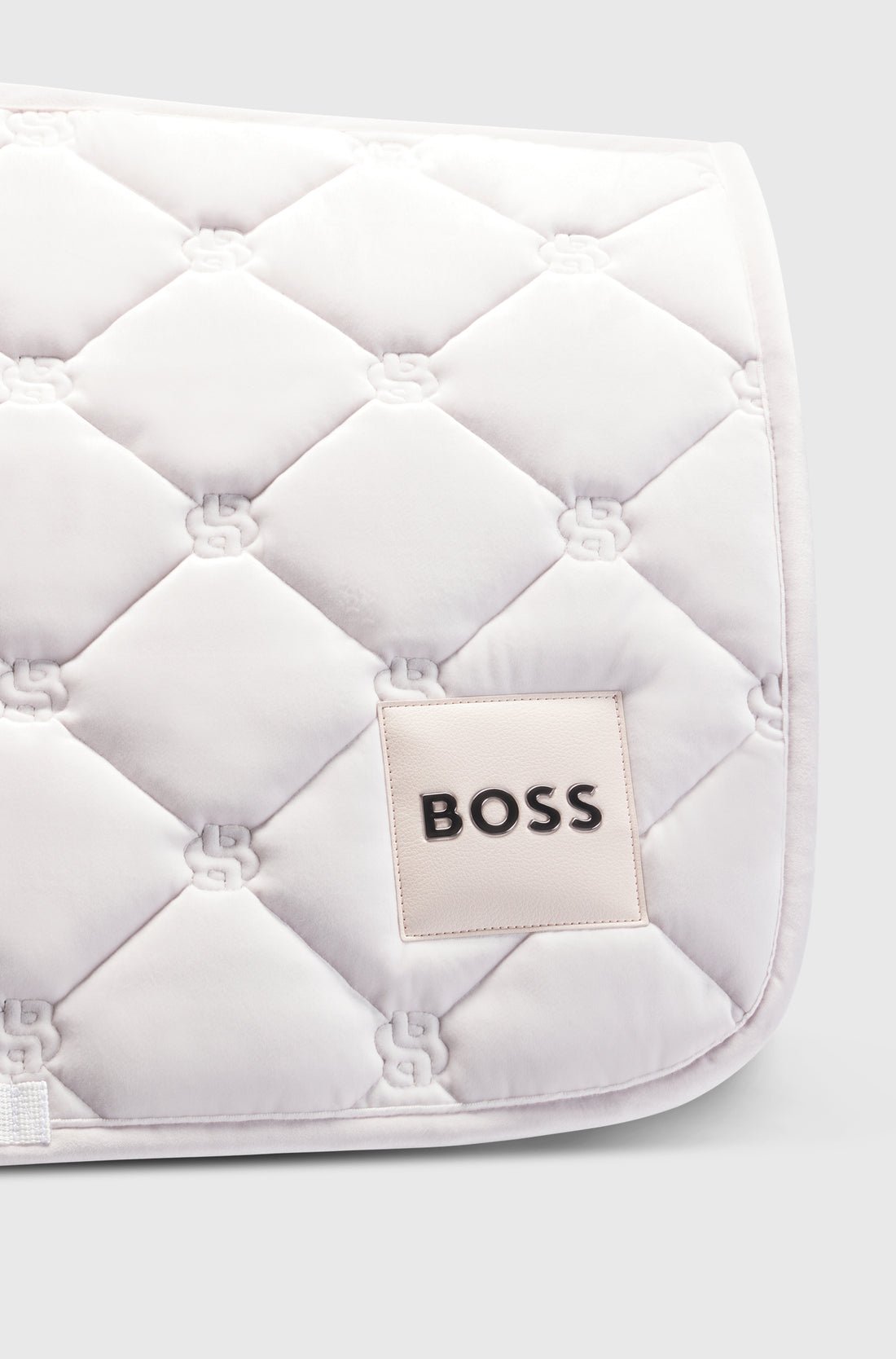 Boss Equestrian Saddle Pad Jump Velvet Pearl