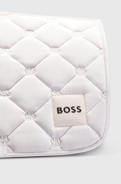 Boss Equestrian Saddle Pad Jump Velvet Pearl