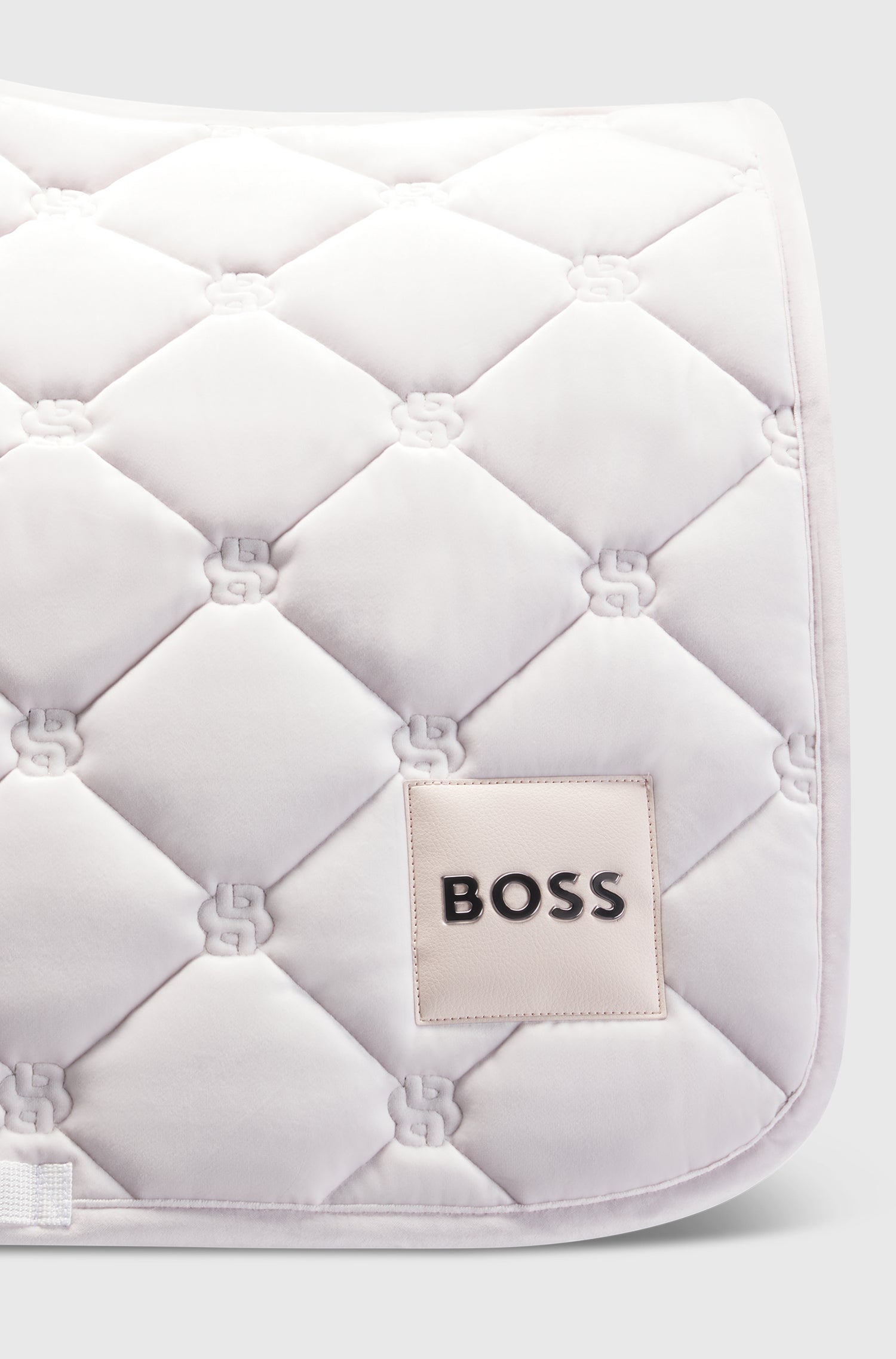 Boss Equestrian Saddle Pad Dressage Velvet Pearl