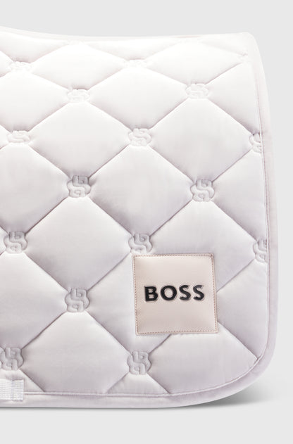 Boss Equestrian Saddle Pad Dressage Velvet Pearl