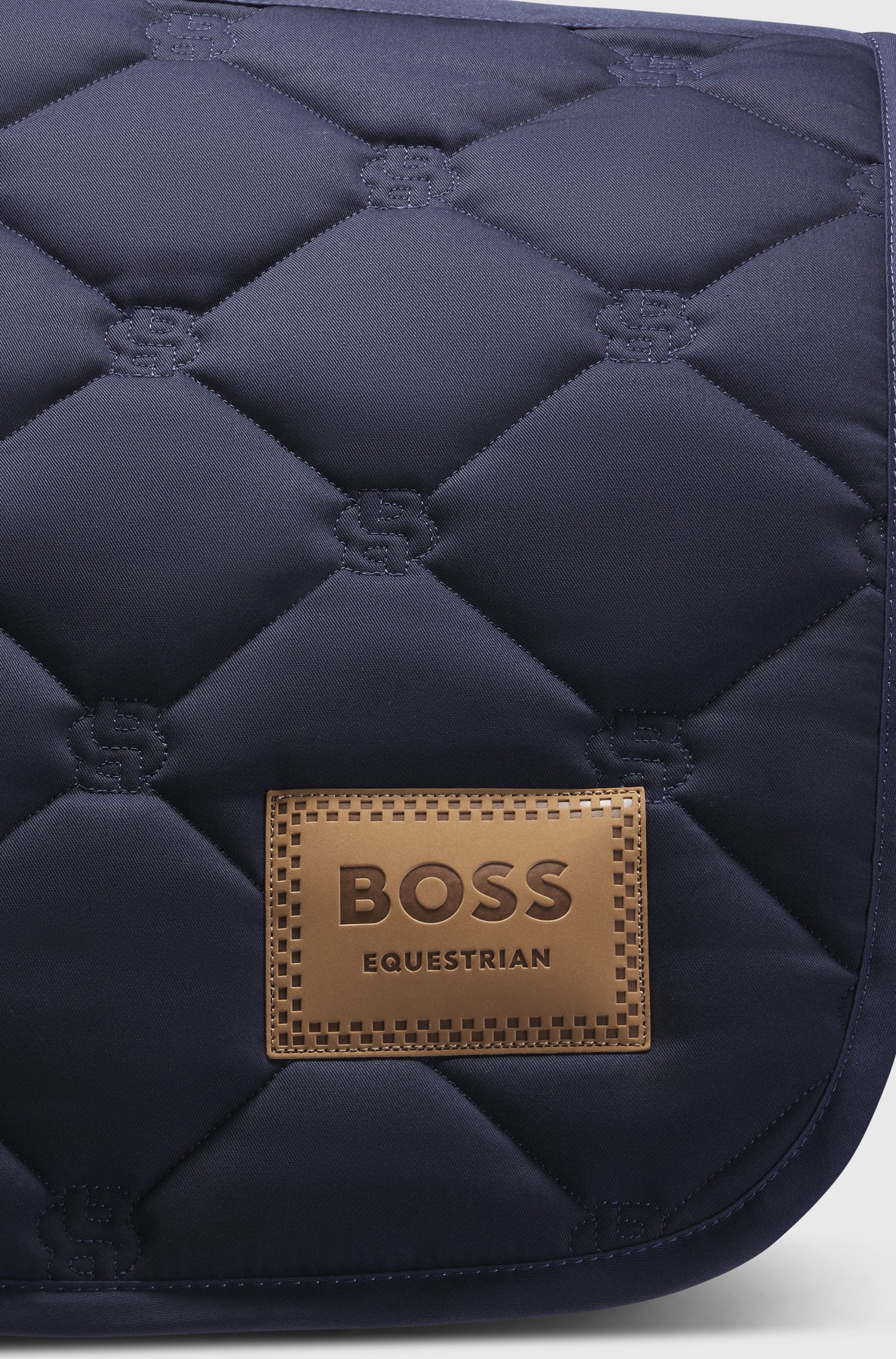 Boss Equestrian Saddle Pad Jump Solid Sky Captain