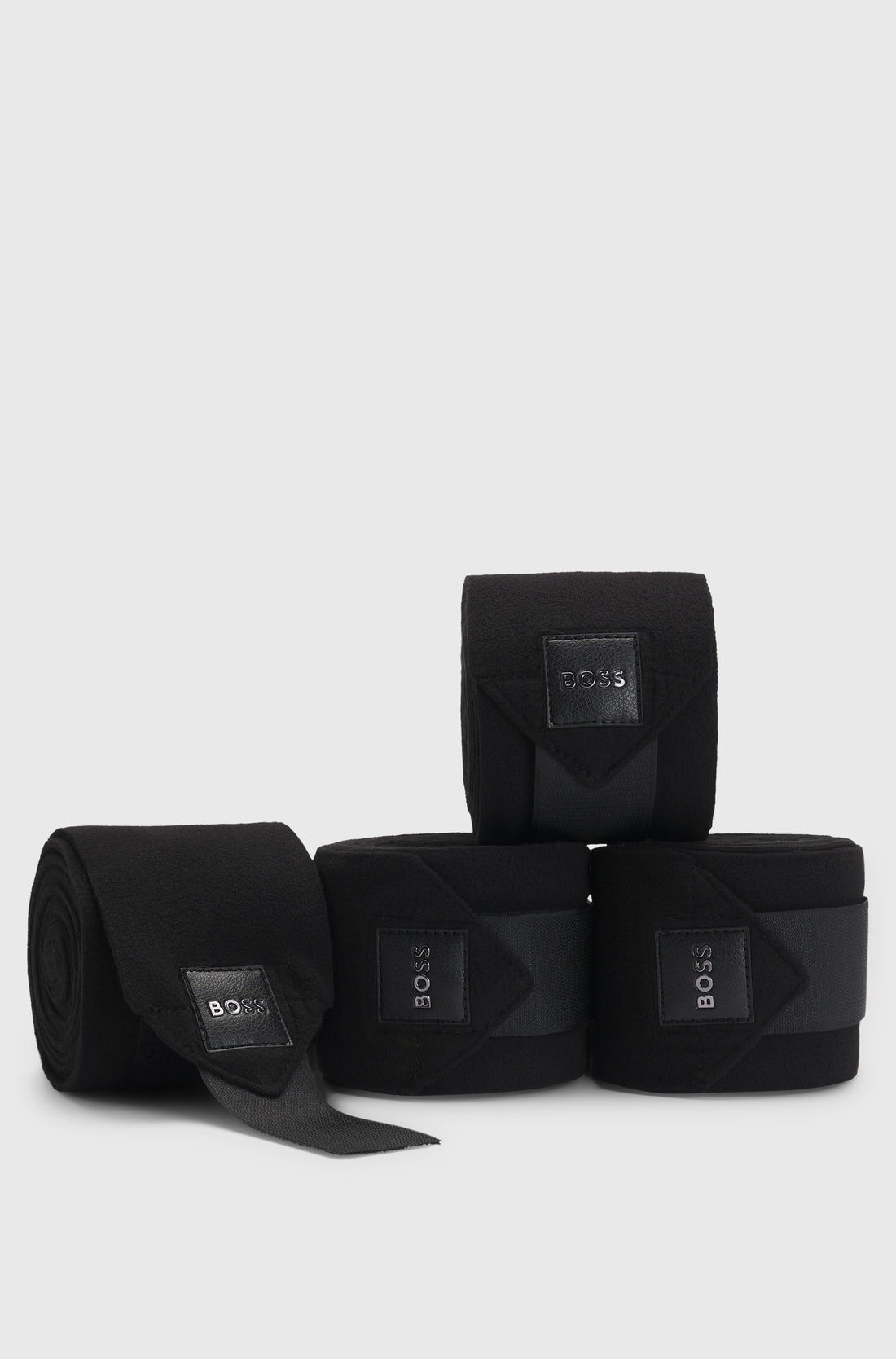 Boss Equestrian Bandages Solid Black