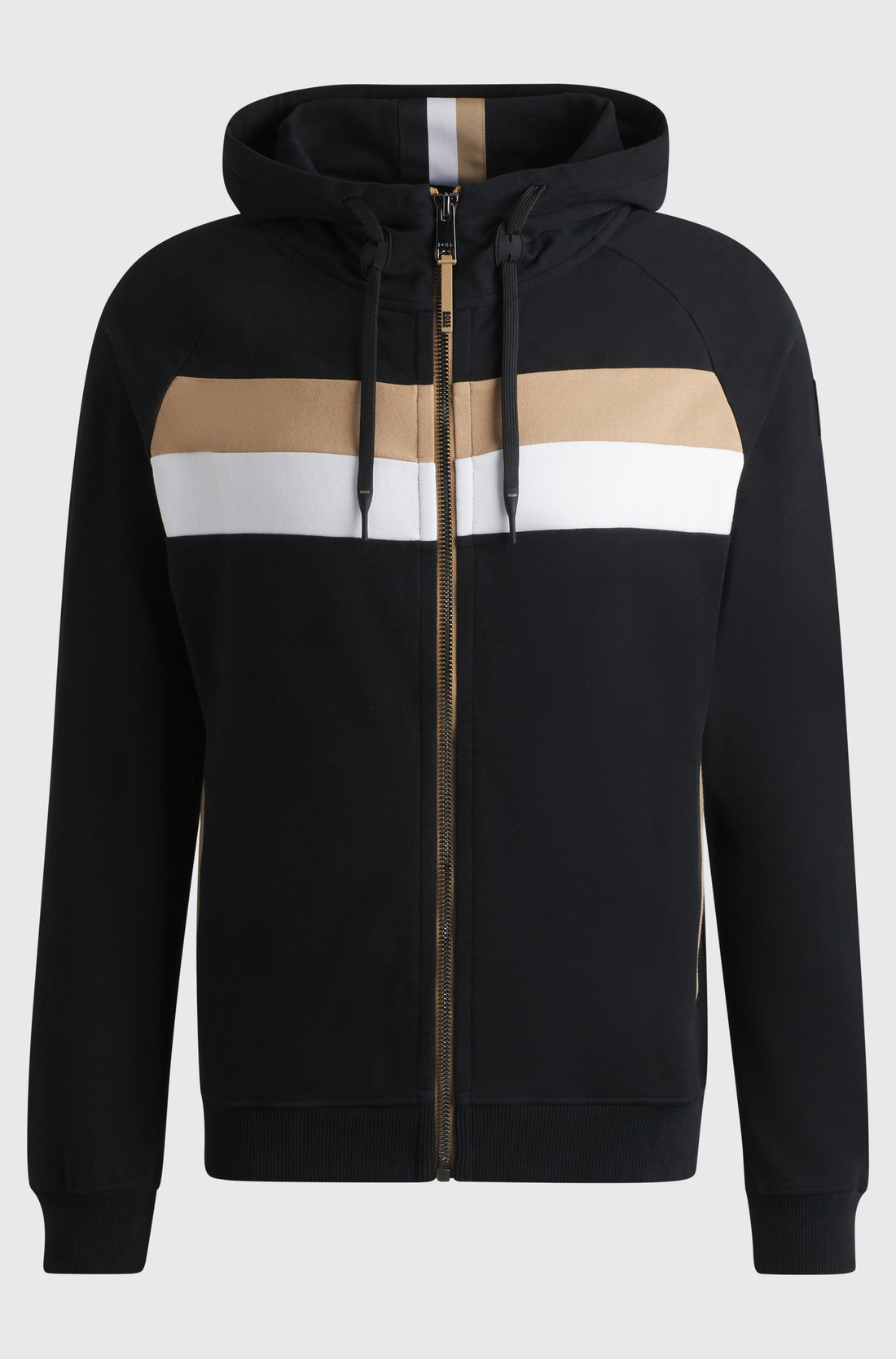 Boss Equestrian River Zip Hoodie Black