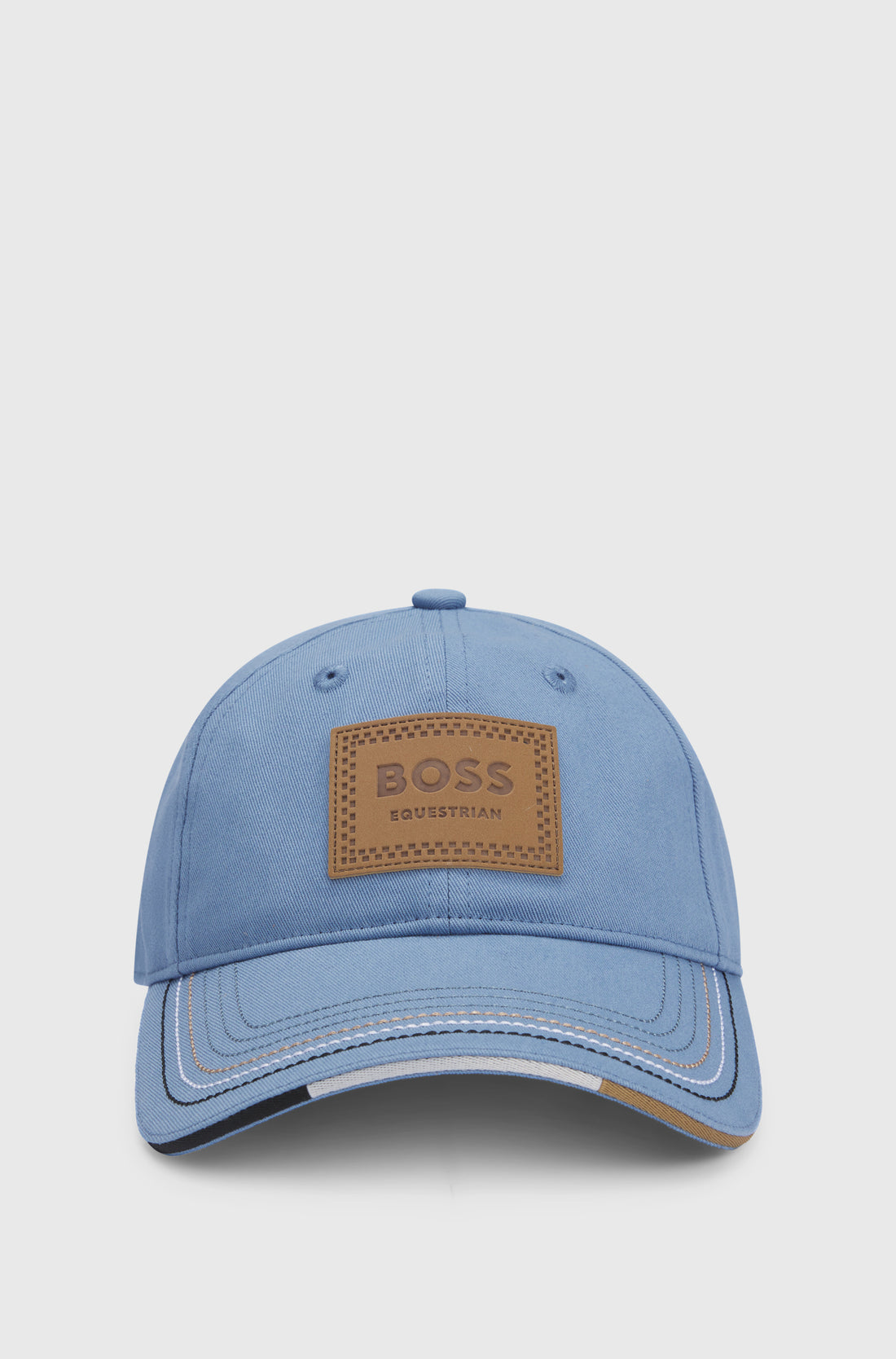 Boss Equestrian Cap Leather Vintage Patch Riviera