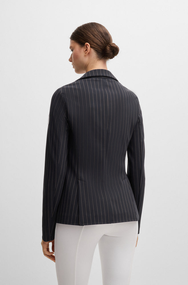 Boss Equestrian Anna Show Jacket Pinstripes Black