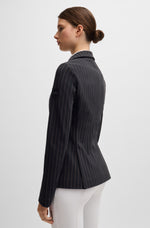 Boss Equestrian Anna Show Jacket Pinstripes Black